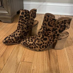 Cheetah Ankle Booties
